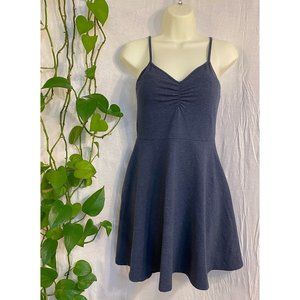 Element | Heather Blue Keyhole Back Dress